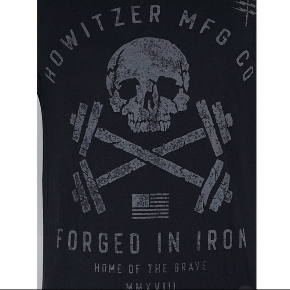 Howitzer Style Men's T-shirt Brave Iron Military Grunt - Picture 9 of 12